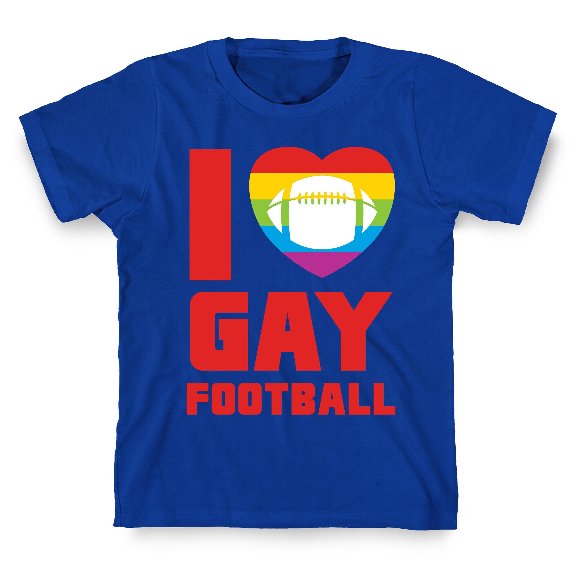 I Love Gay Football T-Shirt